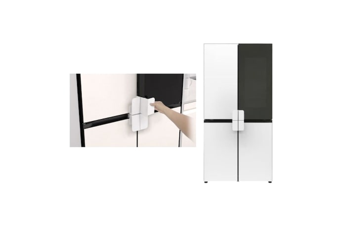 Puxador adicional Refrigerador LG GCX247CSAV AGM30130202